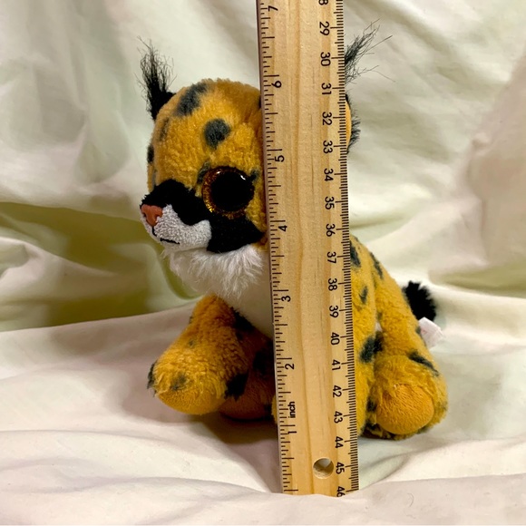 TY Beanie Boos Larry the Lynx Cat Plush Stuffed Toy pre-loved condition - Picture 10 of 10